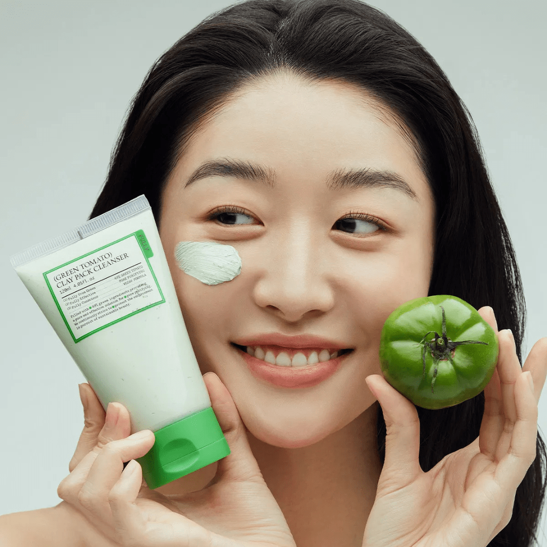 Green Tomato Clay Pack Cleanser - 120 ml - FineLook