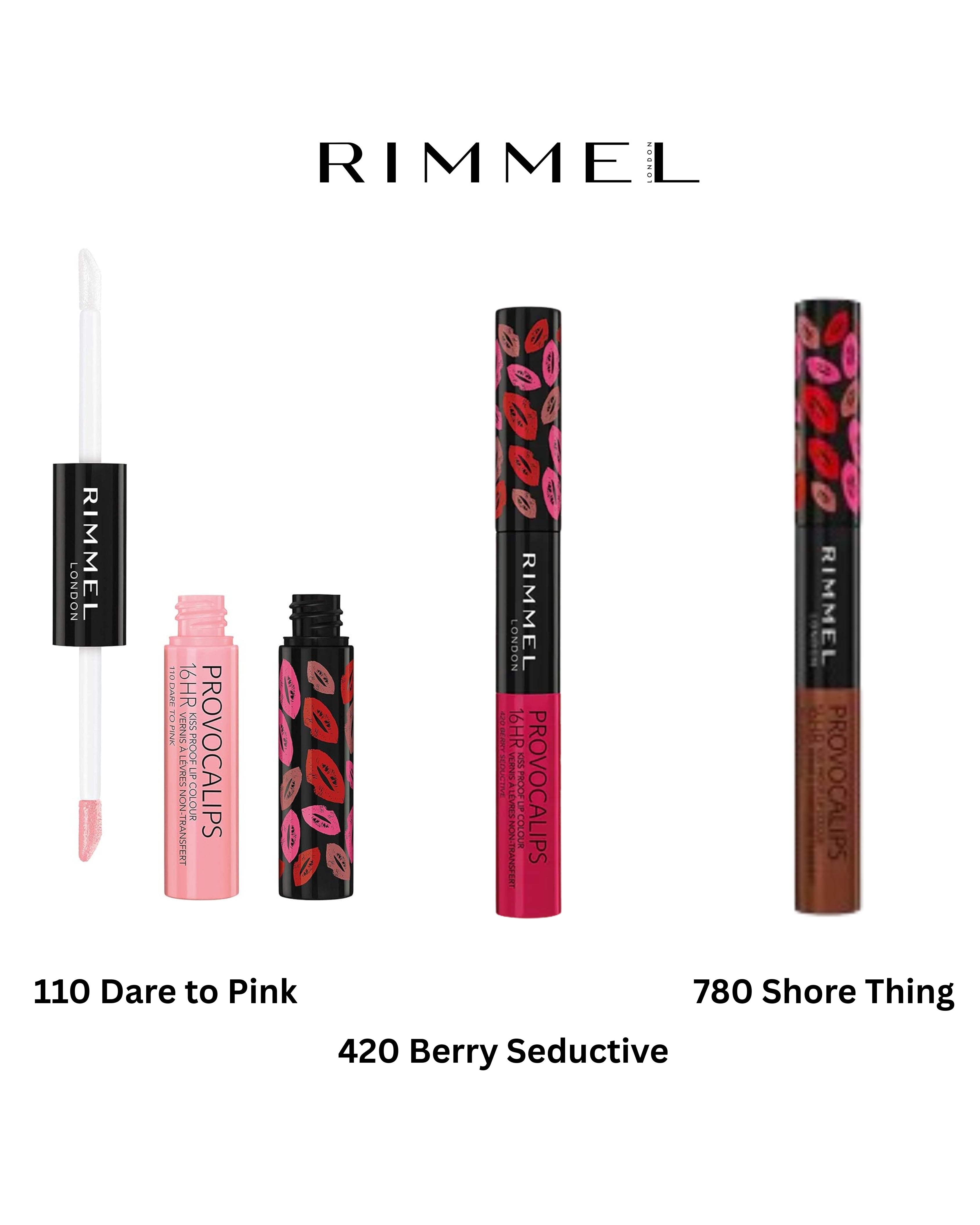 Rimmel London KissProof Lipstick Set - Best of Three