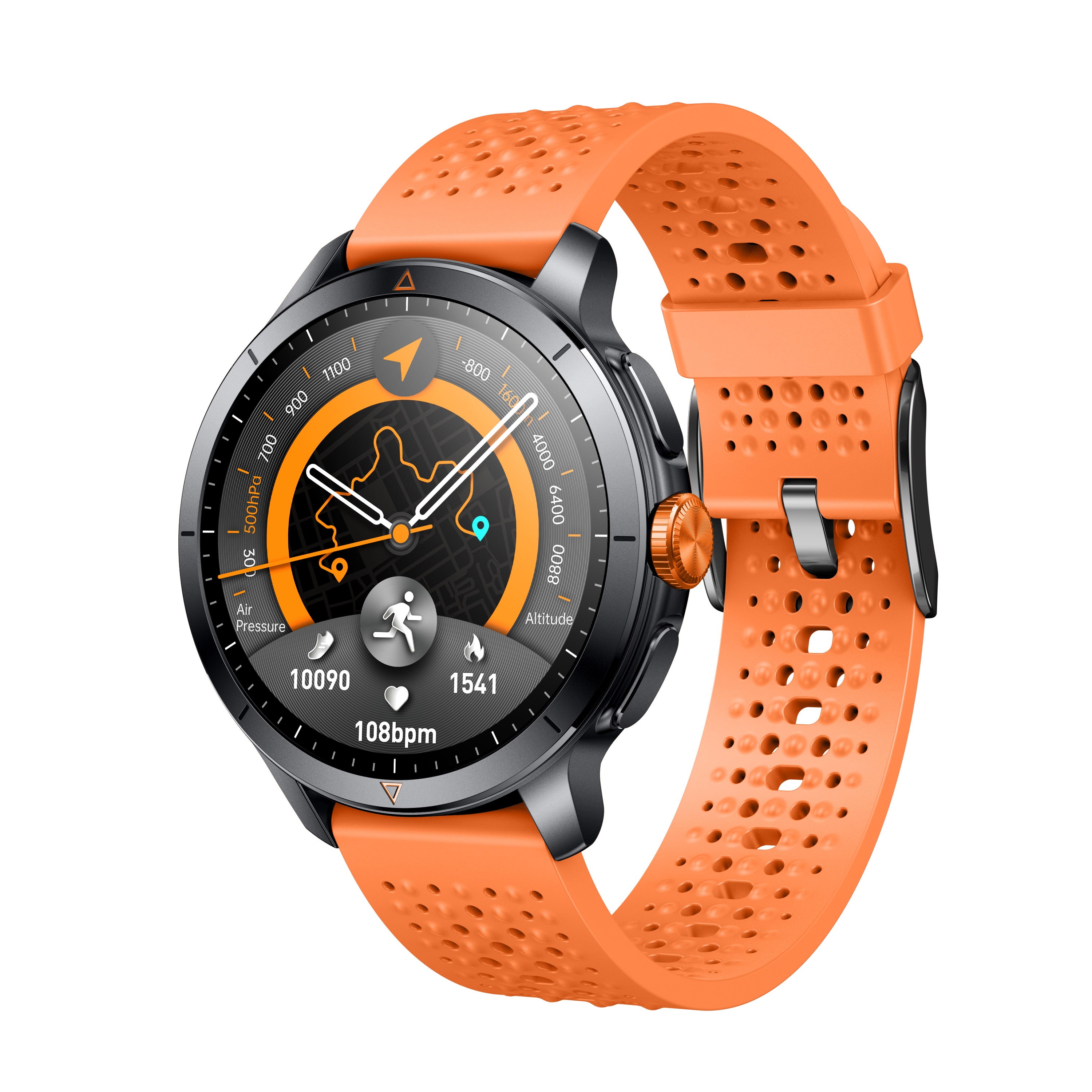 Round AMOLED Smartwatch  | Waterproof  | Android / IOS | 5ATM | E-SIM | 480×480 Display