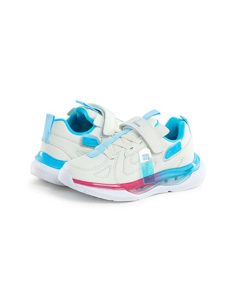 Kids Stylish Shoes finelook -  Multi Color Blue Front and side picture