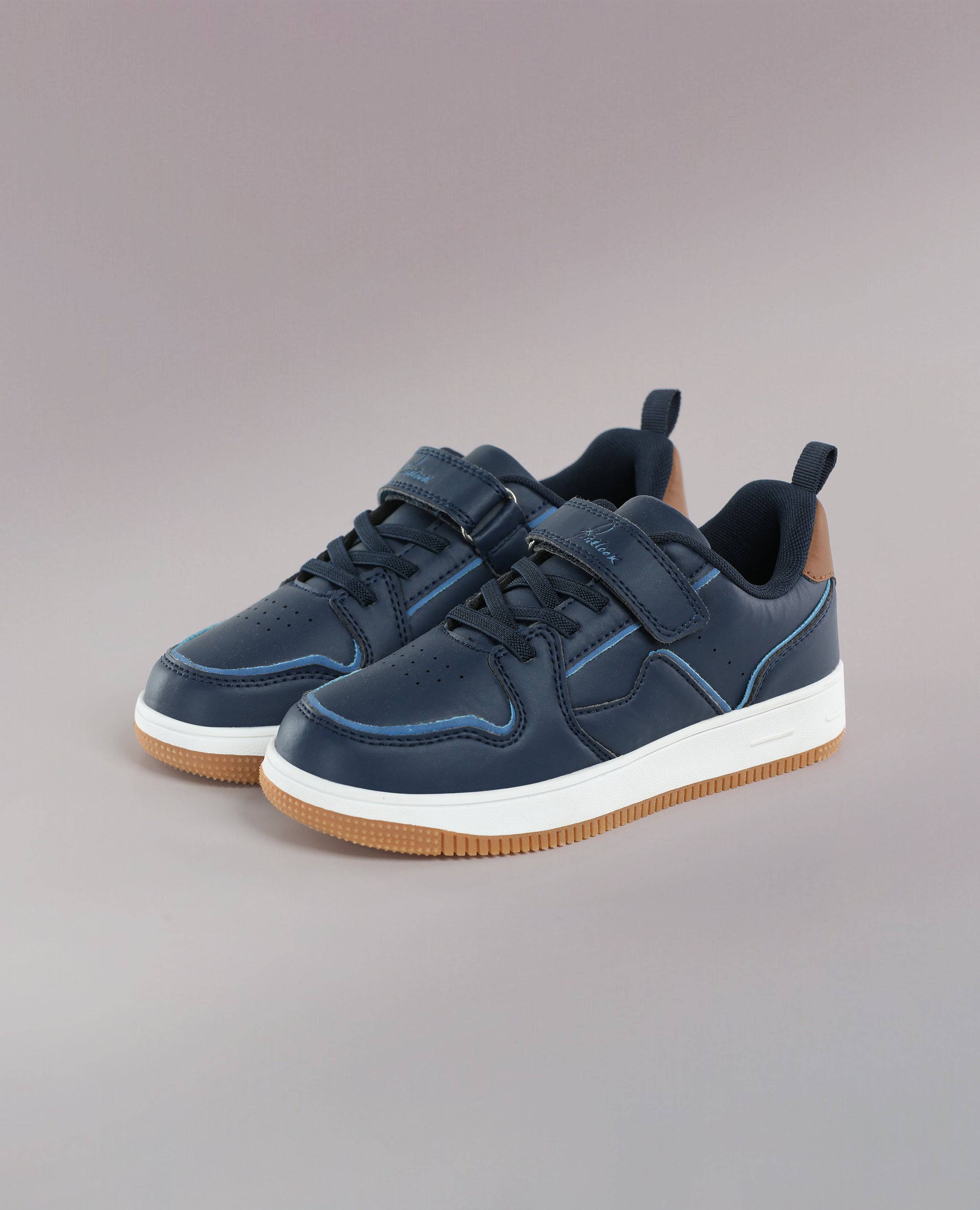 Kids Stylish Shoes for Occasions Blue color front side picture 