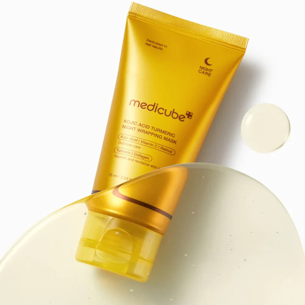 Medicube's Kojic Acid & Turmeric line Wrapping Mask