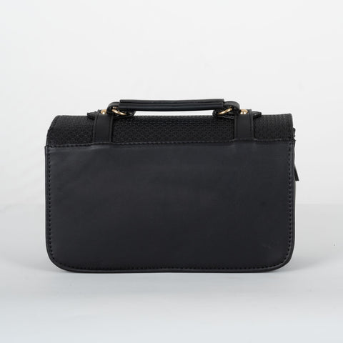 Mini top Handle Leather Messenger Crossbody bag for women