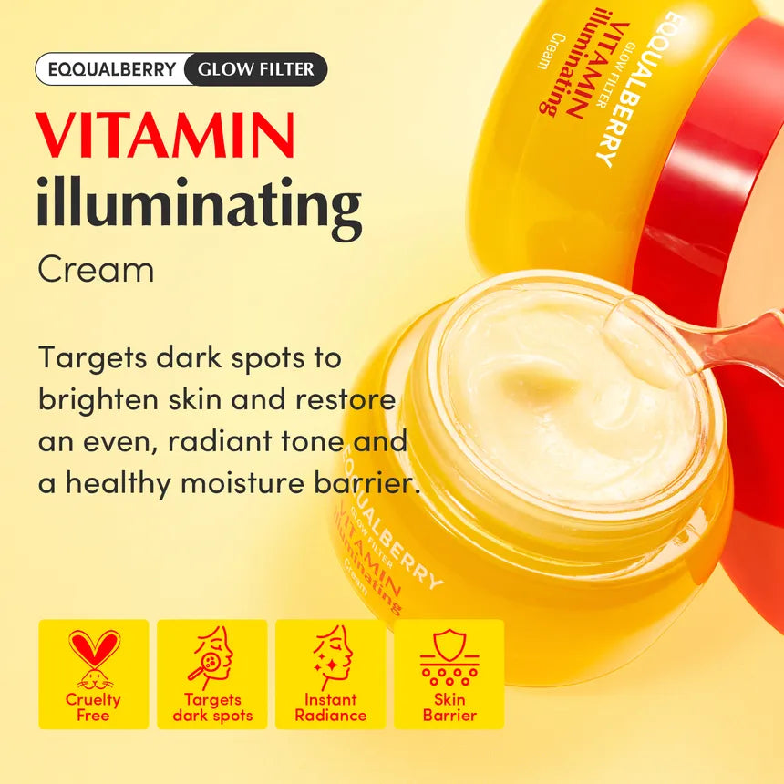 EQQUALBERRY - Vitamin Illuminating Cream - 50 ml