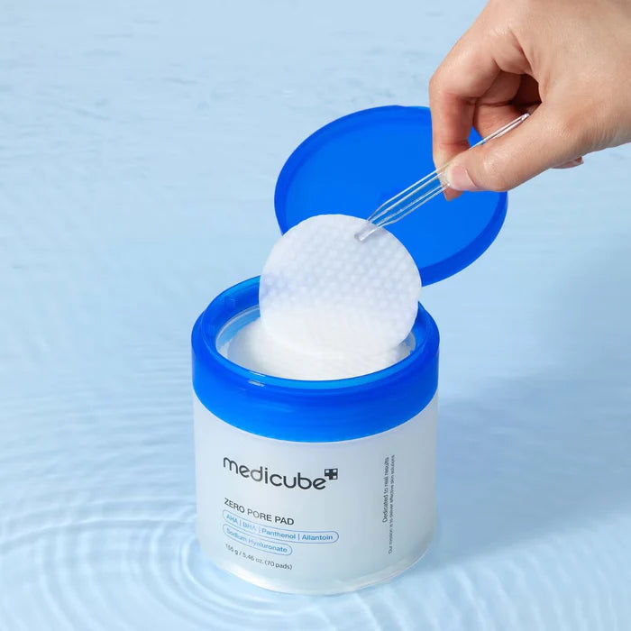 Medicube Zero Pore Pads 2.0 with AHA, BHA, Panthenol, Allantoin and Sodium Hyaluronate