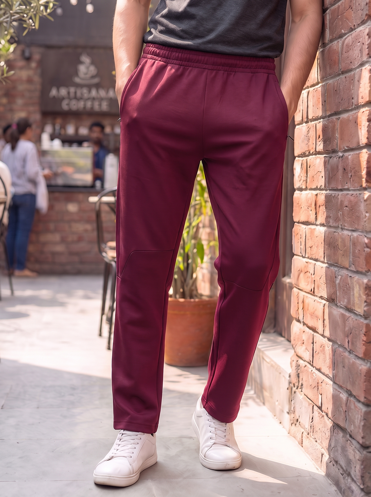 Men’s Athletic Jogger Pants – Casual Sport Sweatpants with Zipper Pockets