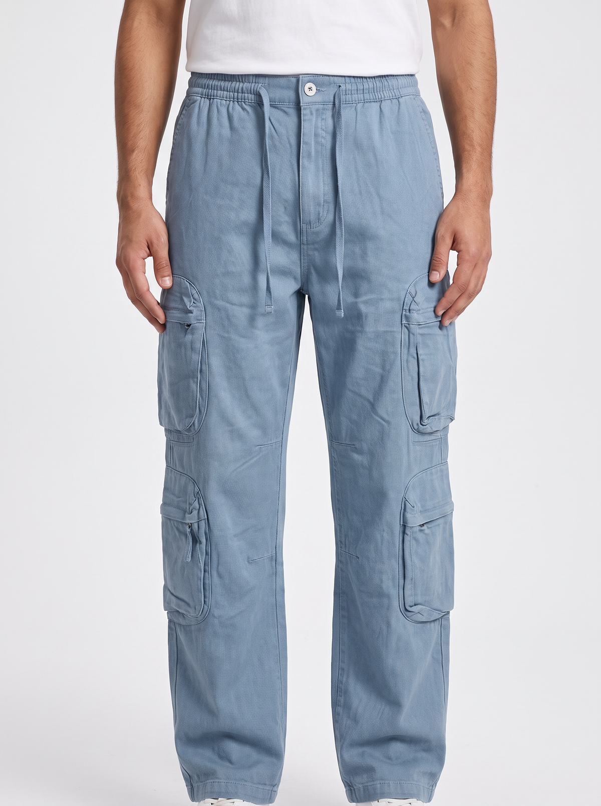 Men’s Multi-Pocket Tactical Utility Cargo Baggy Fit Pants