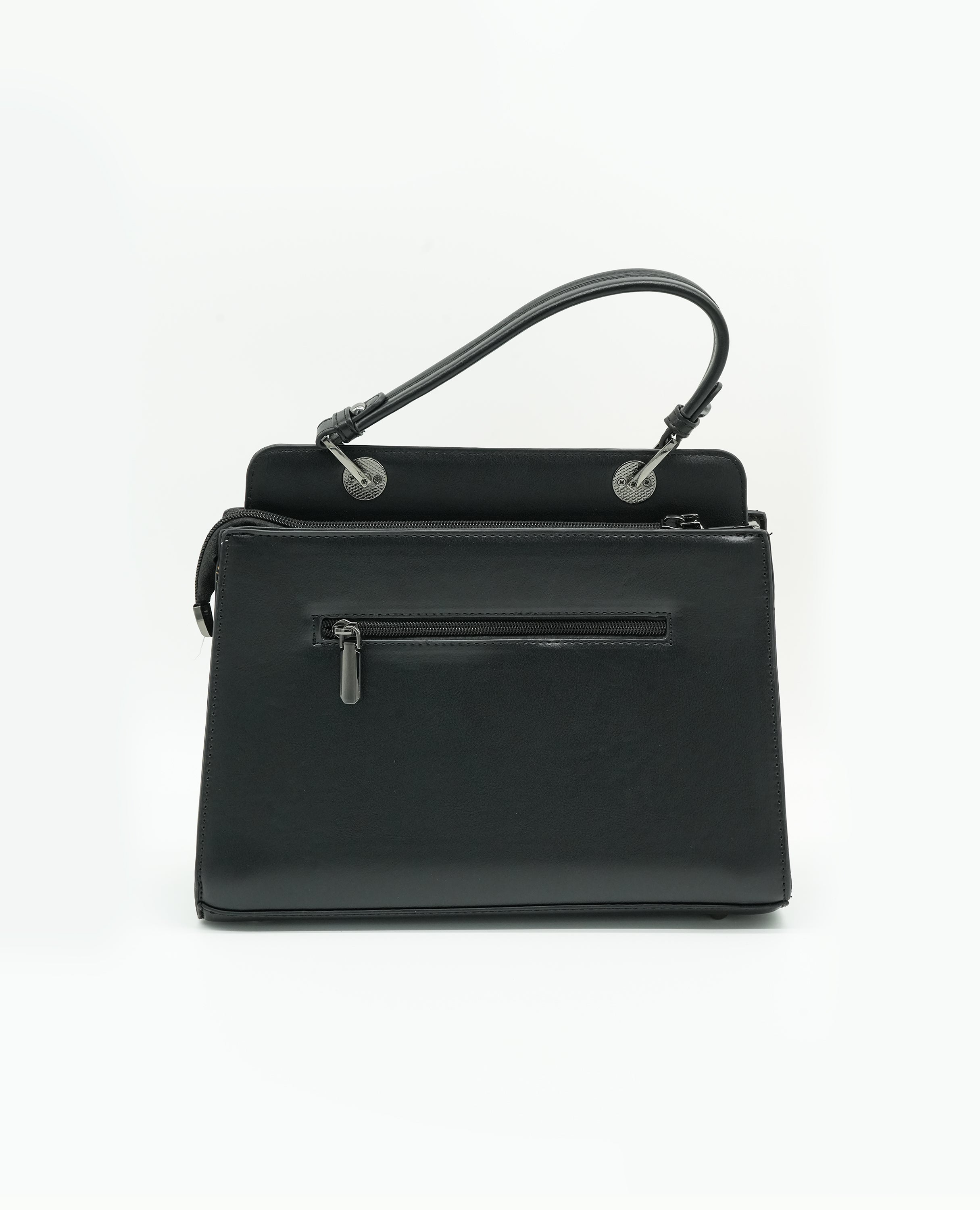 Multi-Color Stripe Handbag Set – Stylish 2-Compartment Bag with Wallet.