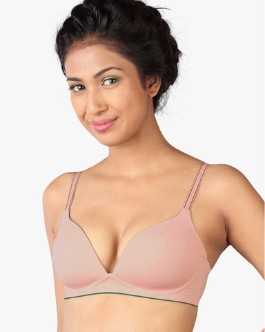 Women's Solid Push Up Bra