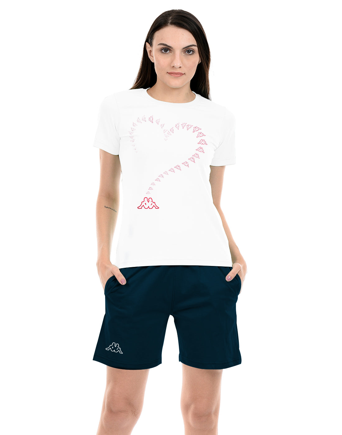 Women's Sleepwear Print T-Shirt & Shorts 2 Pieces