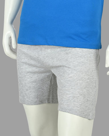 Men's Minimal Print T-Shirt & Shorts 2 Piece Set