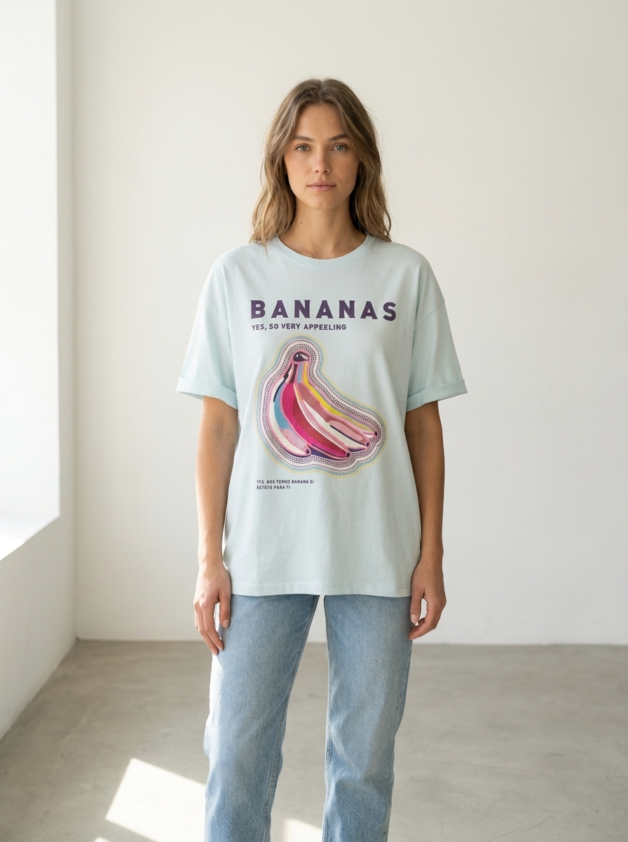 Women's 4-Piece Graphic T-Shirt Set –  Oversized T-Shirts