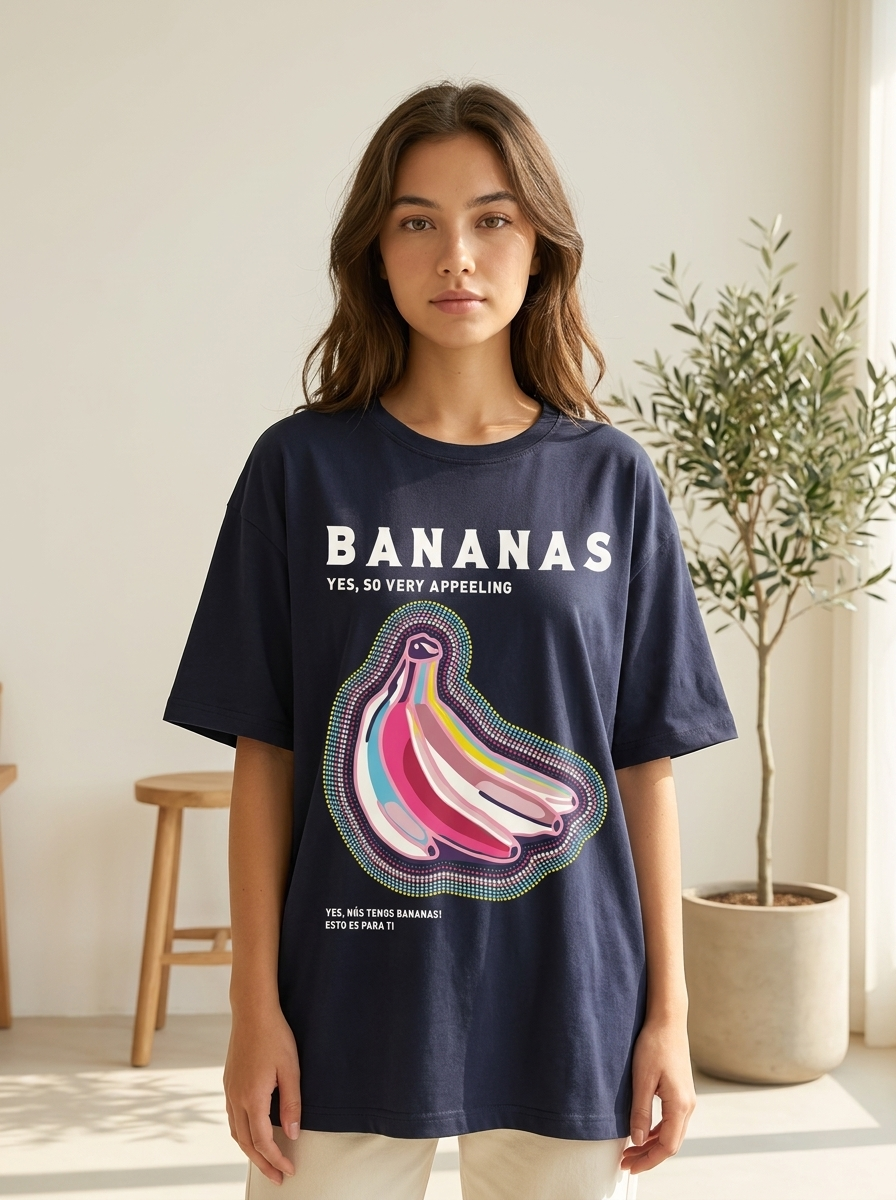 Women's 4-Piece Graphic T-Shirt Set – Oversized 4 Colors T-Shirts