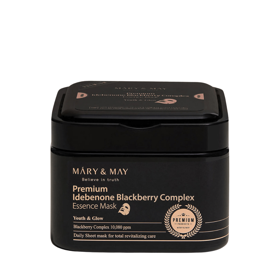 Premium Idebenone Blackberry Complex Essence Mask - 20 Sheet Masks - FineLook