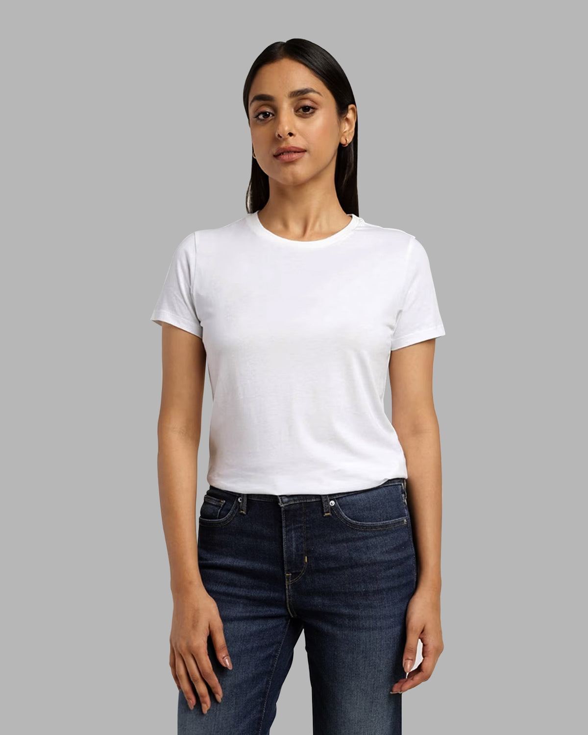 Women Regular Fit Crew-Neck T-Shirt