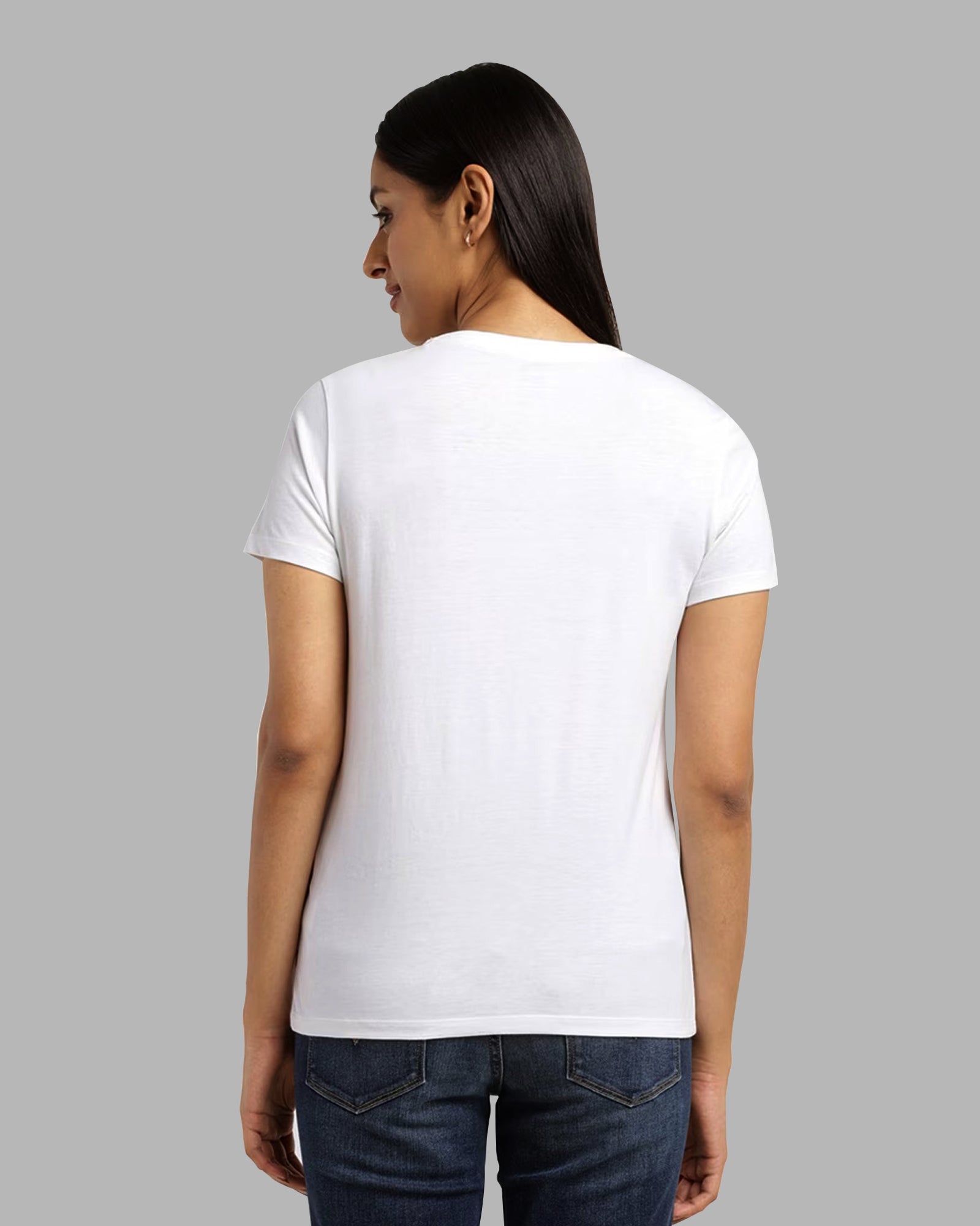 Women Regular Fit Crew-Neck T-Shirt