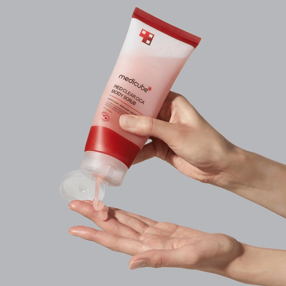 Red Clear Cica Body Scrub - 270 g - FineLook