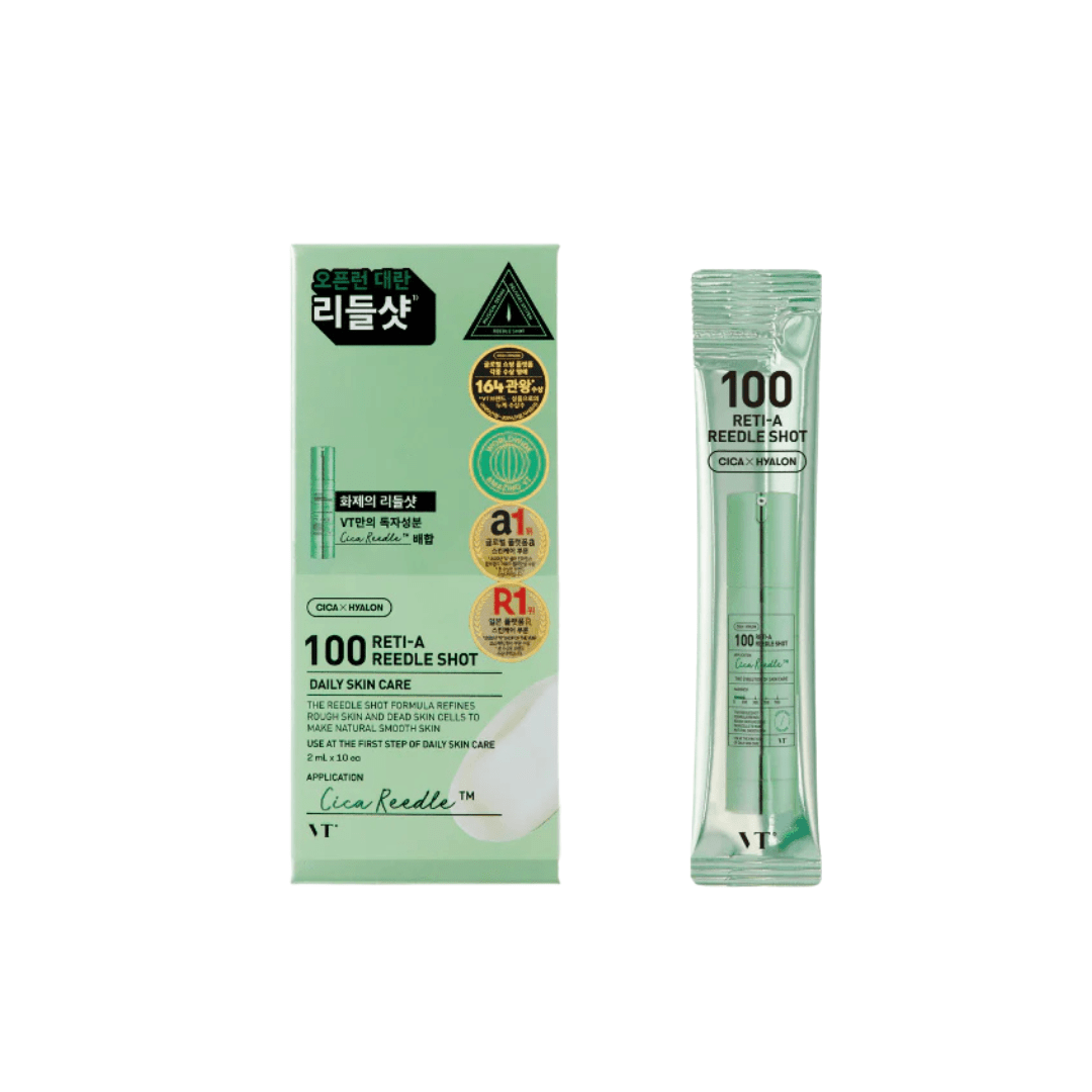 VT COSMETICS CICA Reedle Shot 100 Essence – Daily Face Essence with Centella, Hyaluronic Acid & Green Propolis – For All Skin Types - FineLook