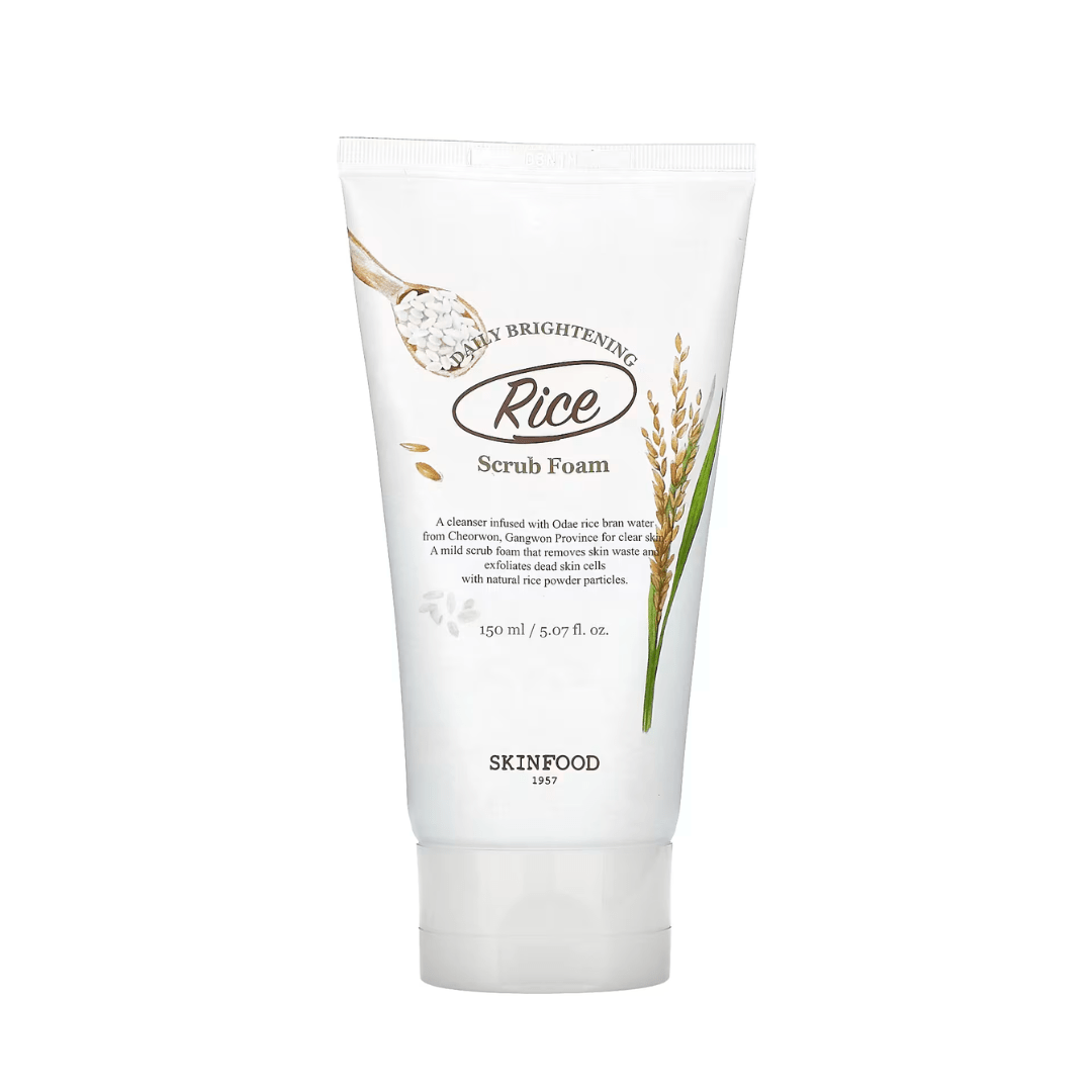 Rice Daily Brightening Scrub Foam - 150 ml - FineLook