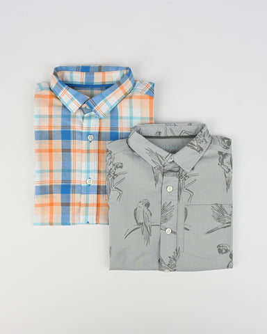 Boys Printed Half Sleeve Shirt: Stylish and Versatile for Every Occasi