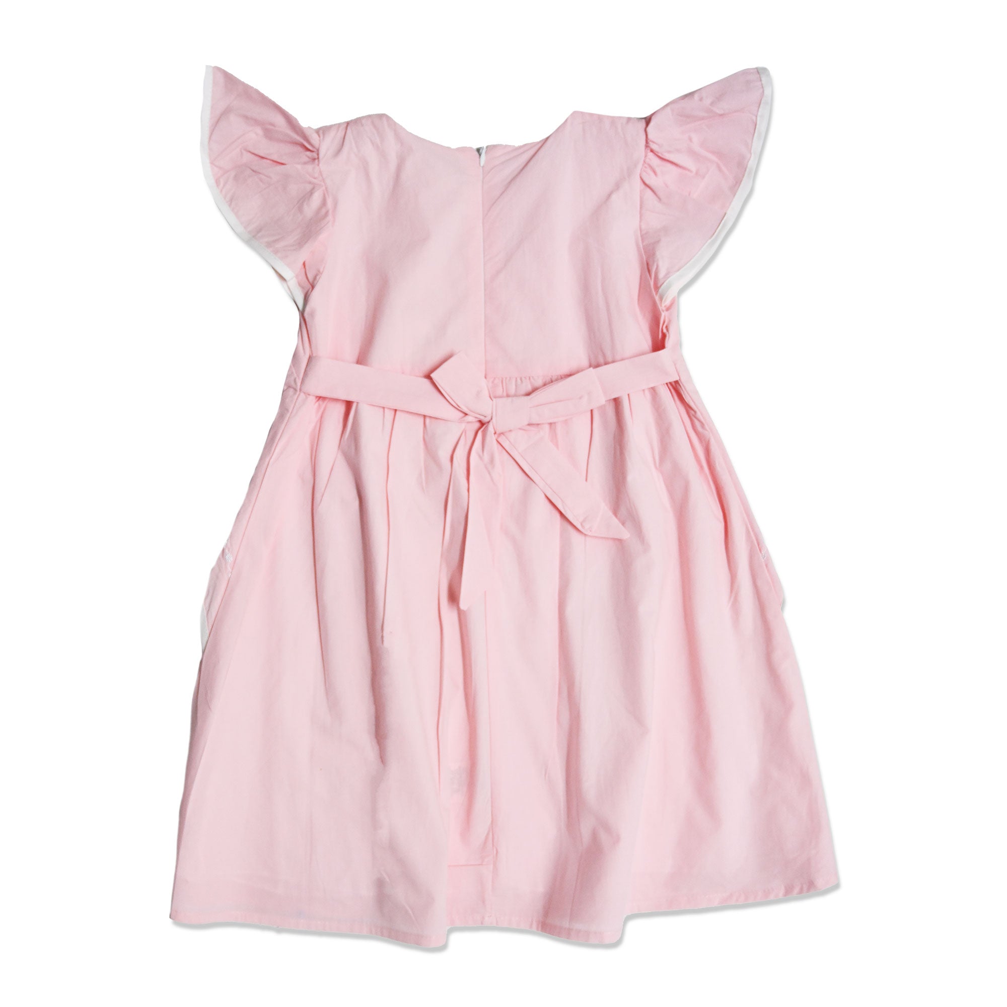girls pink designer dress
