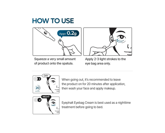 Dr.Melaxin Eyephalt Eyecream for Eyebags 0.33 fl oz (10 ml).