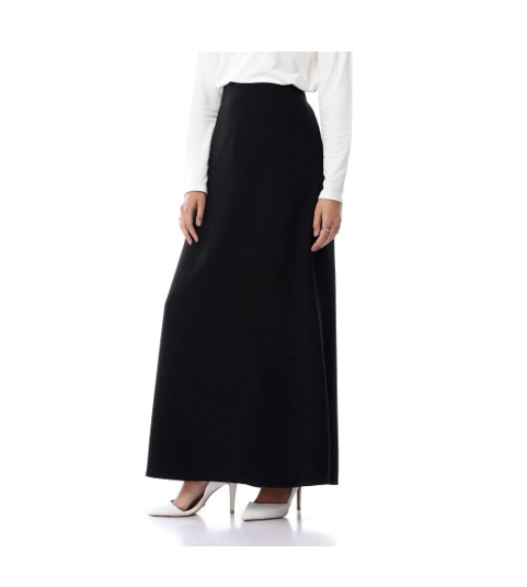 Black Long Pencil Skirt.