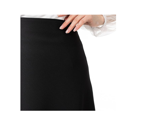 Black Long Pencil Skirt.