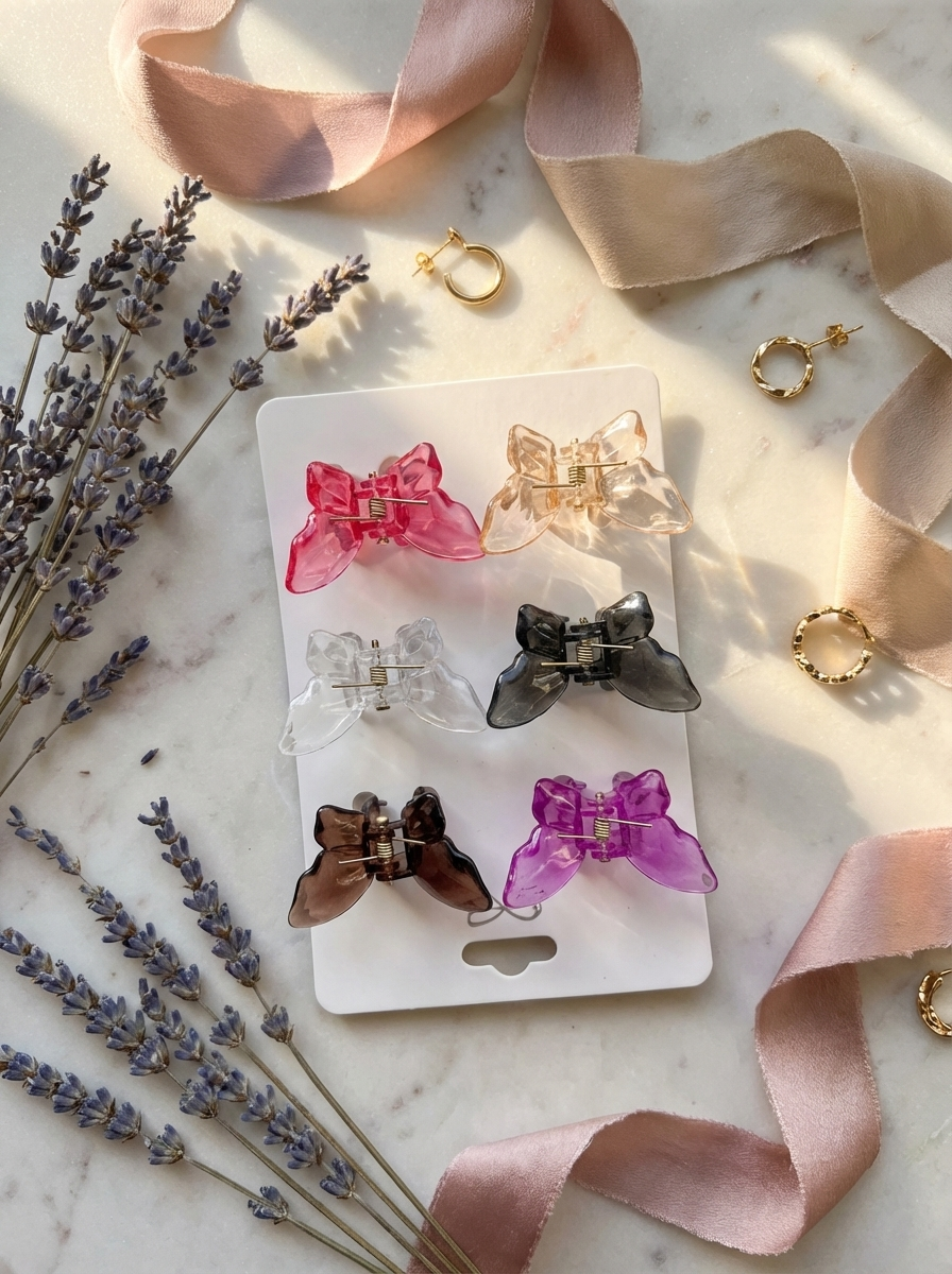 Butterfly Hair Clips - 6 Piece | Hair Accessories