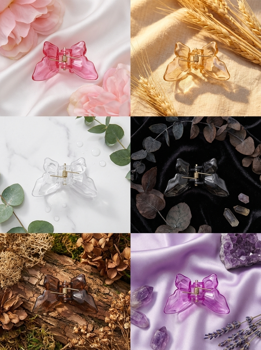 Butterfly Hair Clips - 6 Piece | Hair Accessories