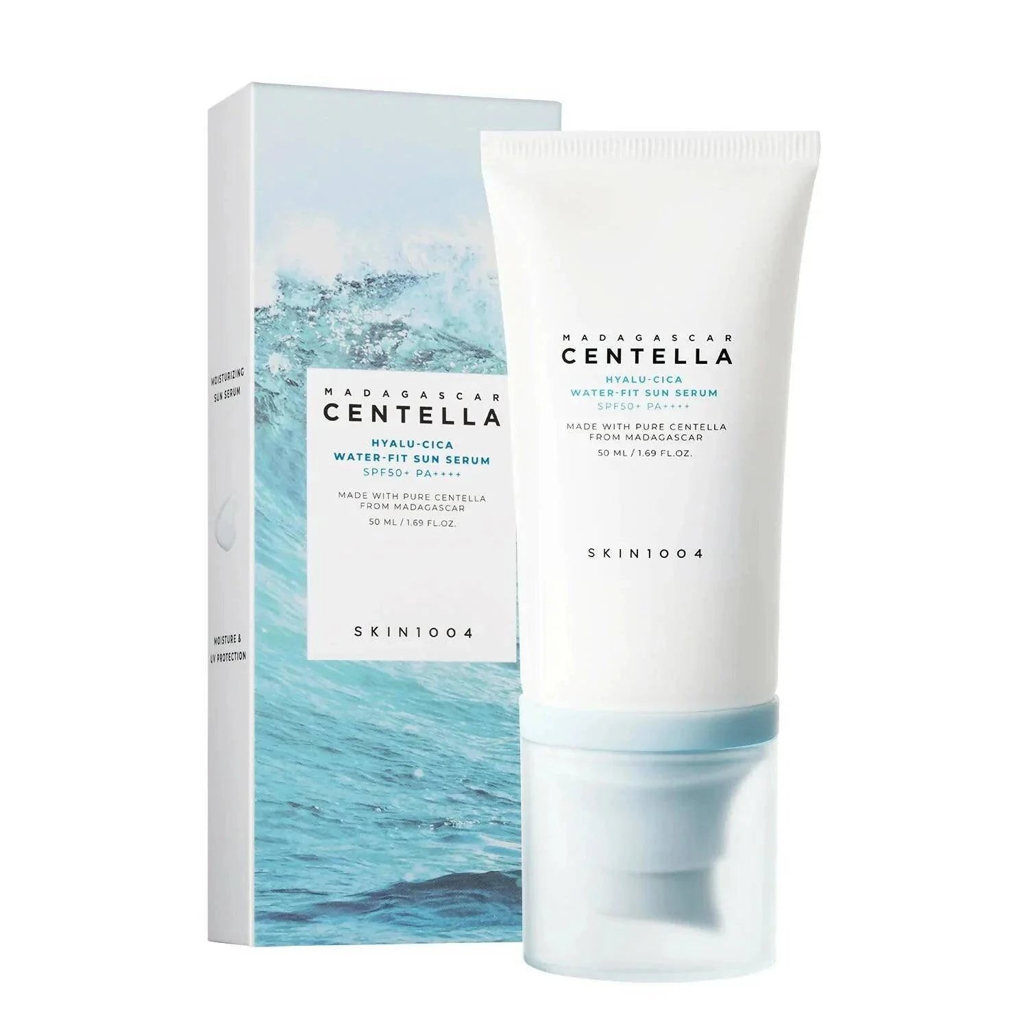 Madagascar Centella Hyalu-Cica Water-Fit Sun Serum (SPF50+ PA++++) - 50 ml / 100 ml - FineLook