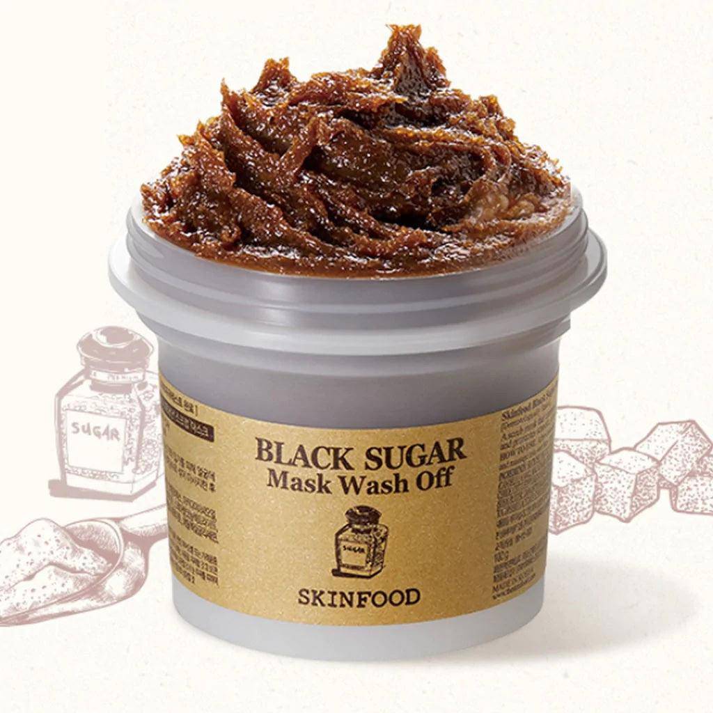 Black Sugar Mask Wash Off - 100g - FineLook