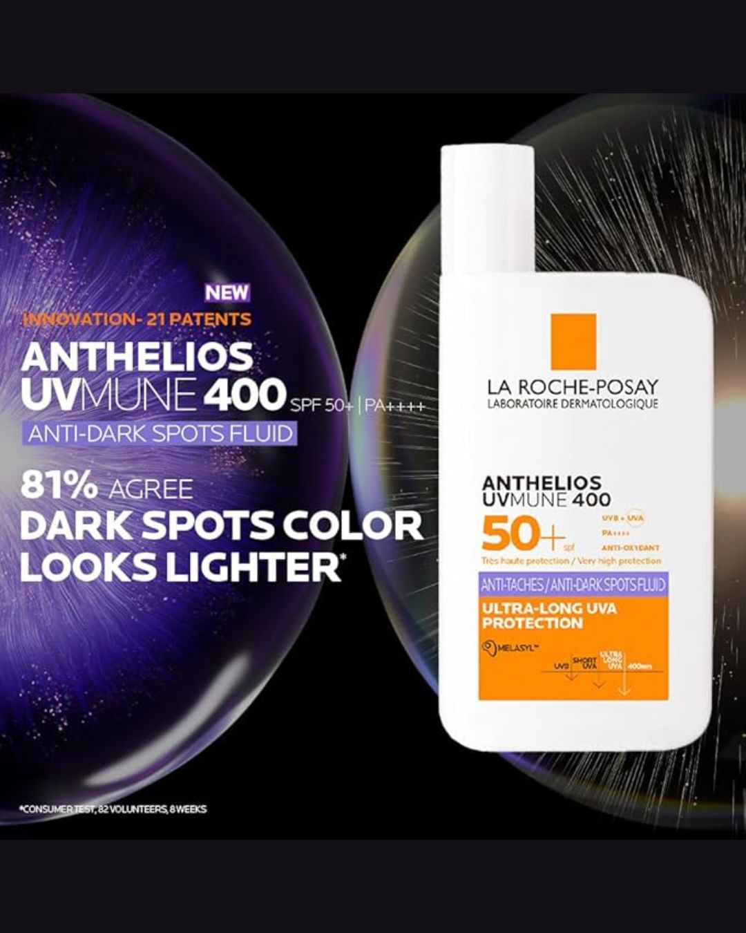 La Roche-Posay Anthelios UVMune 400 Anti-Dark Spots Fluid SPF 50+ - 50 ml