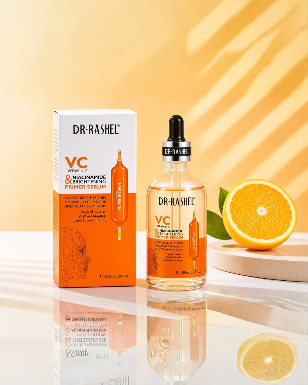 Dr Rashel Vitamin C Niacinamide & Brightening Primer Serum – 100ml