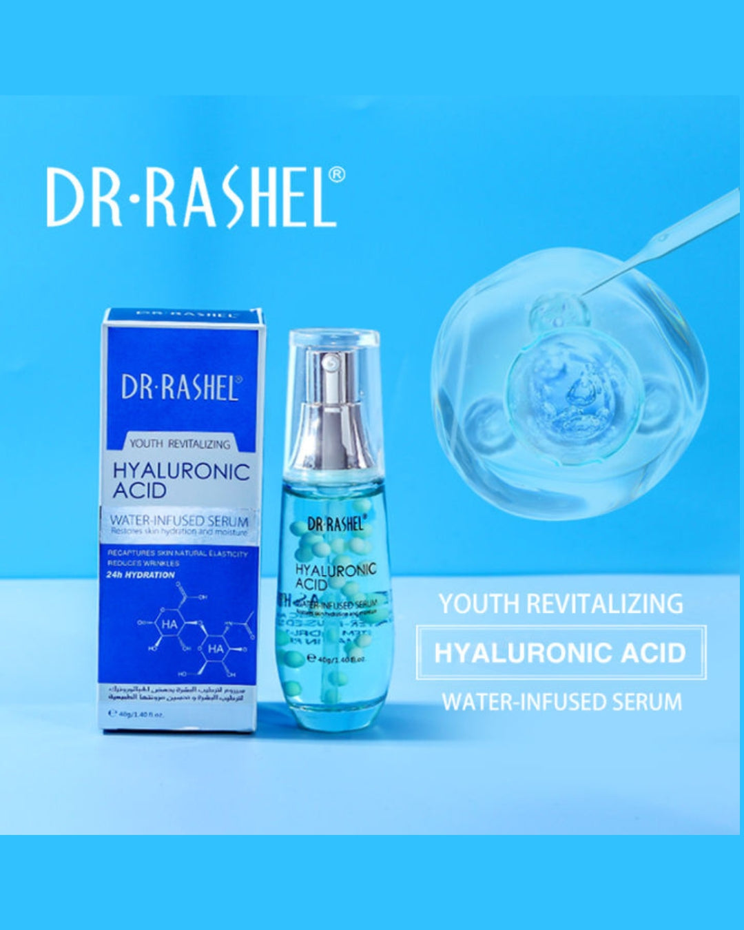 Dr. Rashel Hyaluronic-Acid-Water-Infused-Serum- (40g)