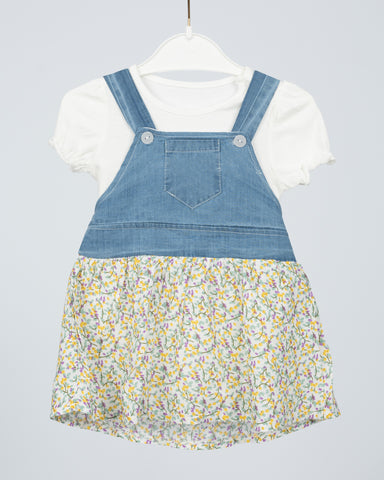 Girs overall dress