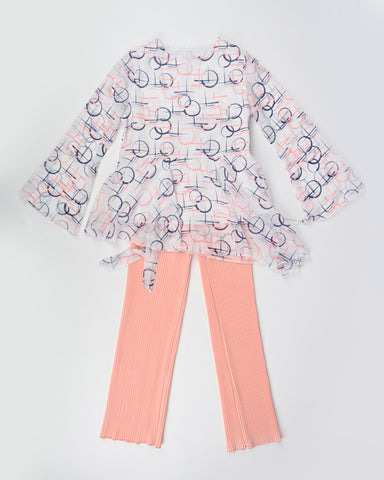 Fine Look Gilr Printed top & pyjama set