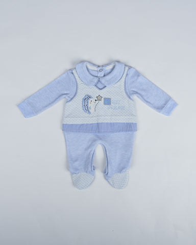 Kids Full Sleeves Footed overall set