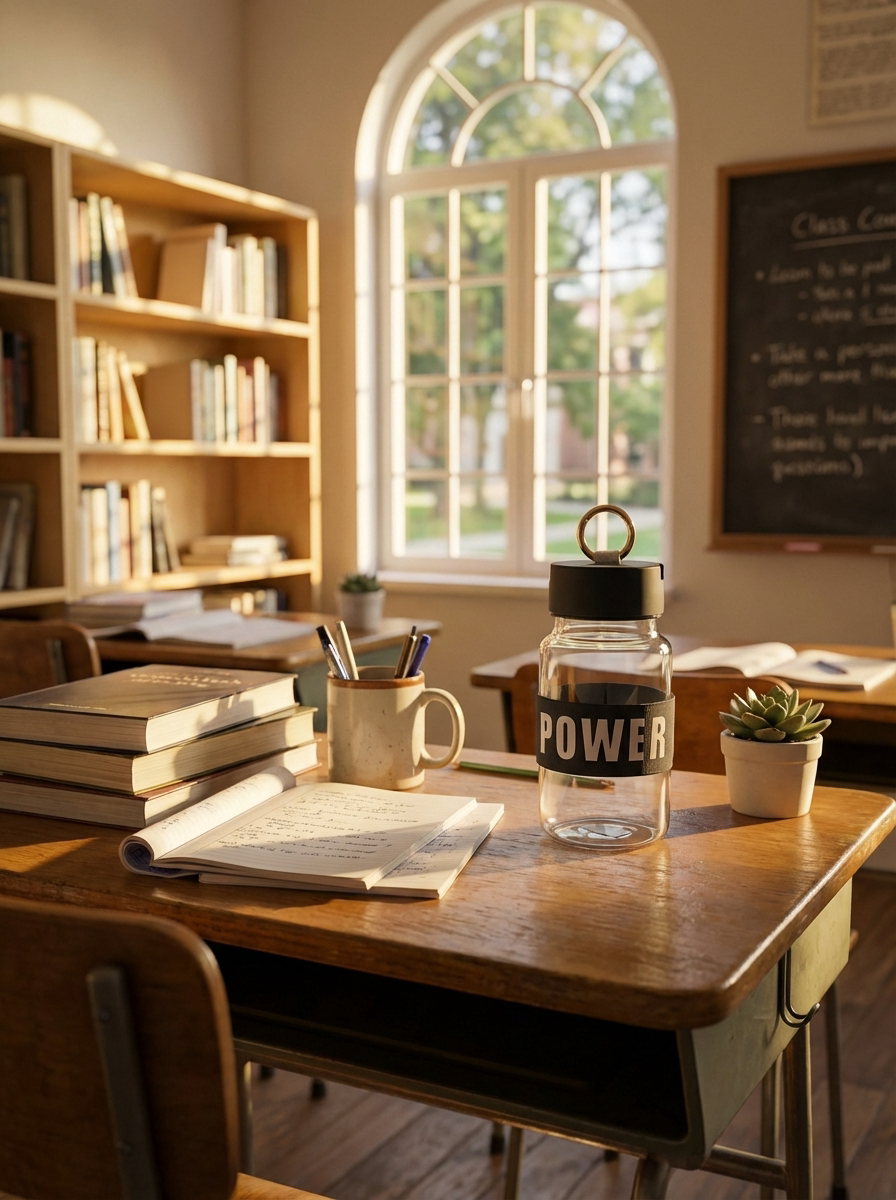 POWER Water Bottle with Handle | Leakproof Fitness Bottle 400 ml – Fine Look