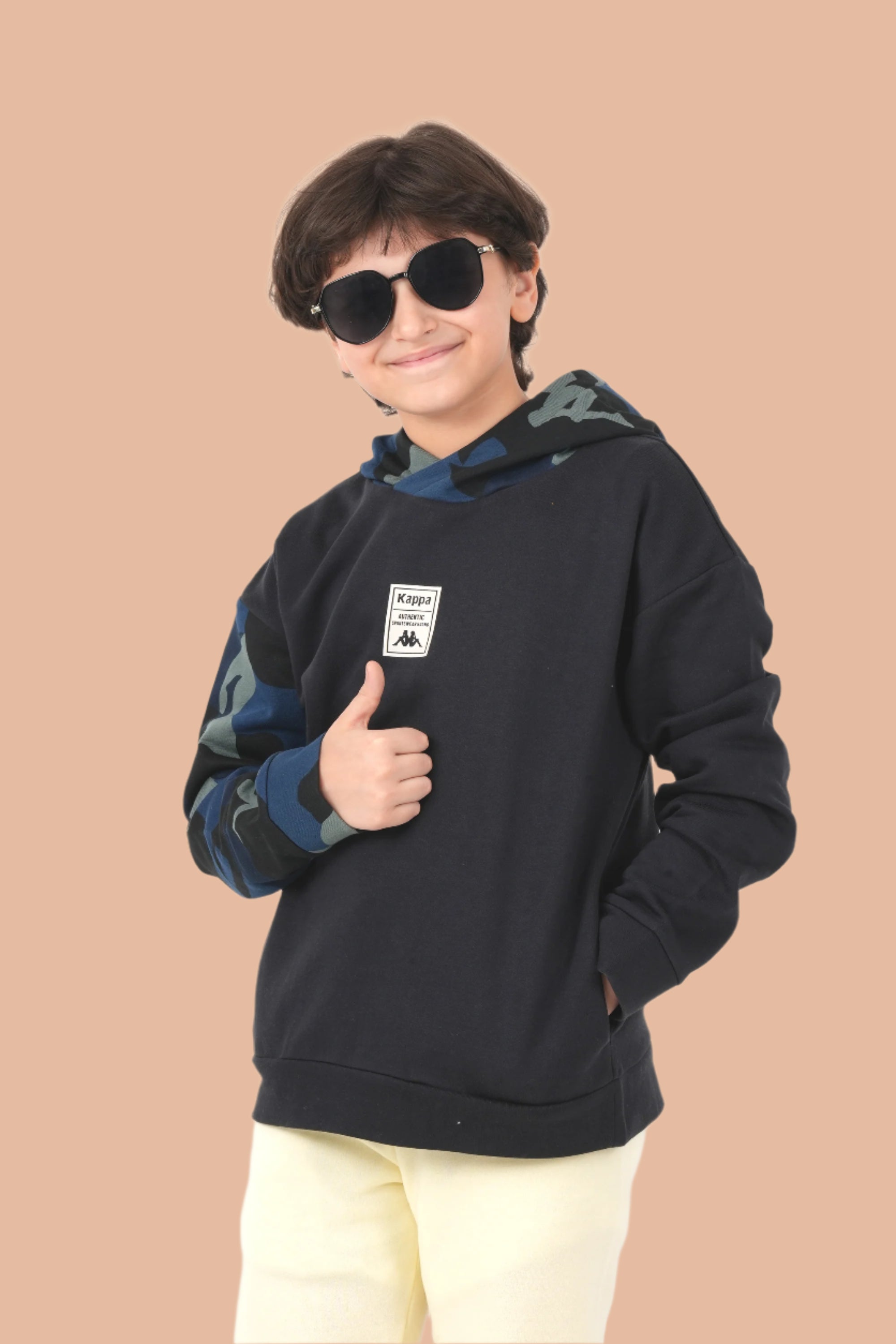 Boys Hoodie Print Sweatshirt KAP