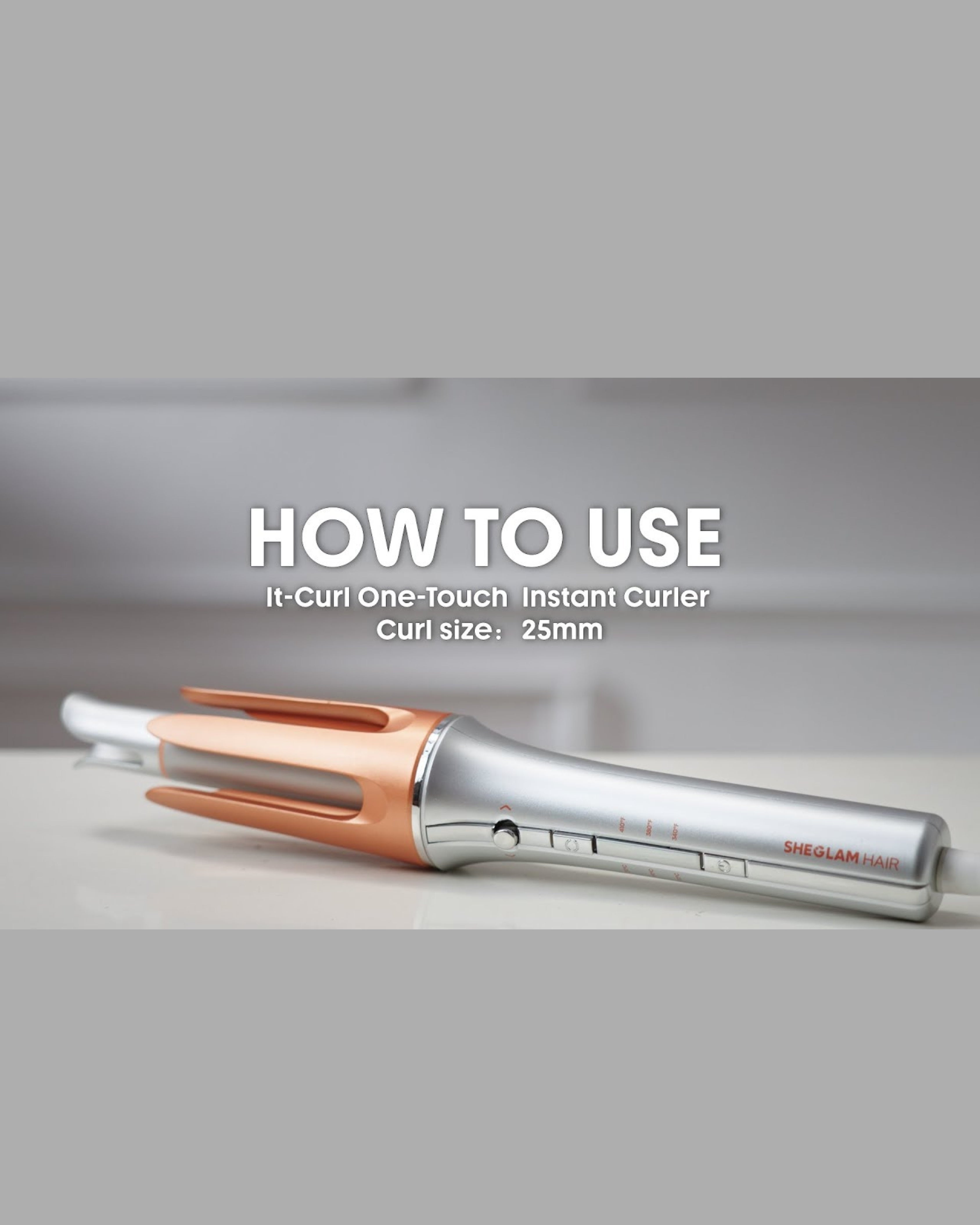 SHEGLAM It-Curl One-Touch Instant Curler - 1.25'' mm