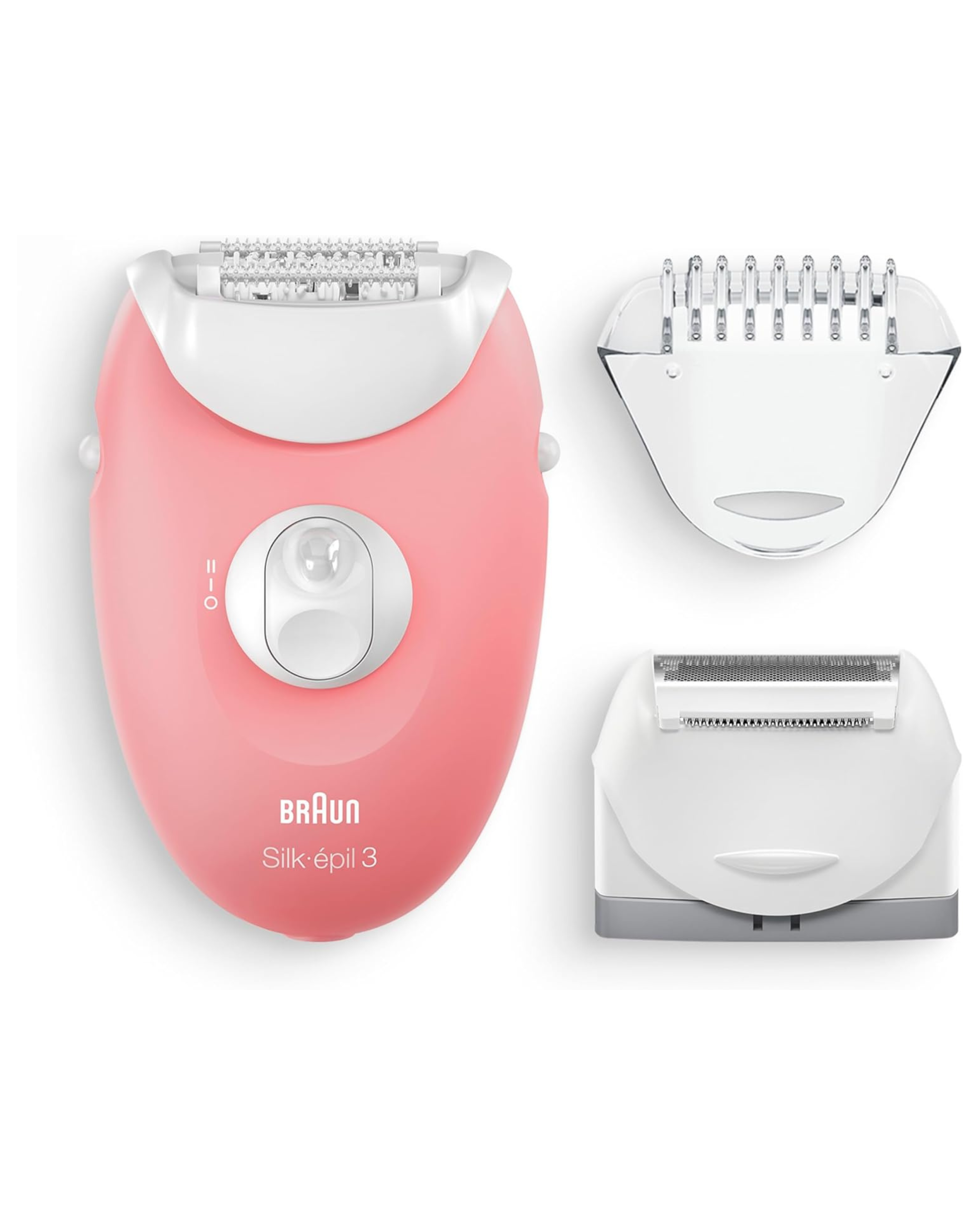 Braun Silk-épil 3 + Shaver & Trimmer for sensitive areas - 3 In 1 Hair Removal Epilator