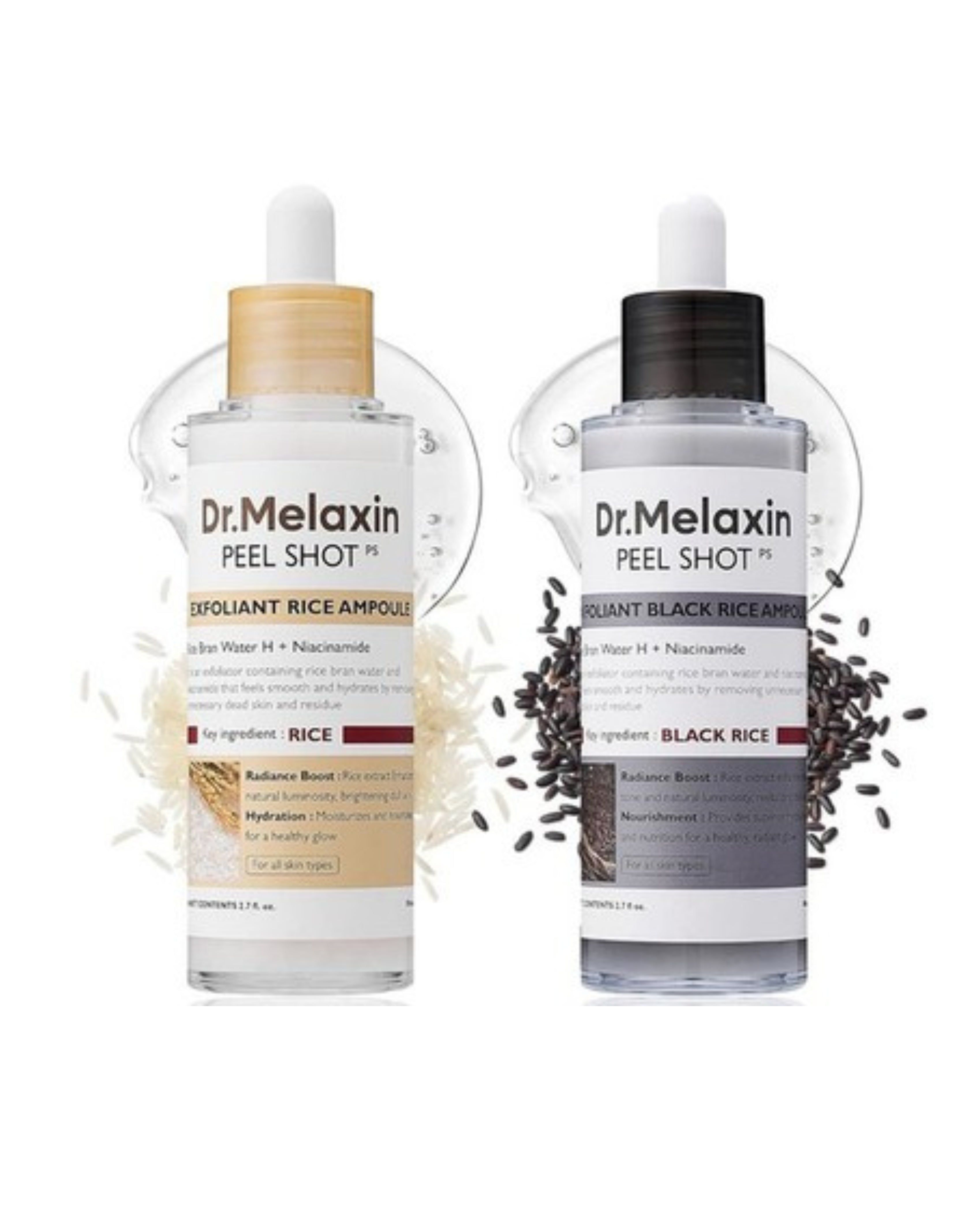 Dr. Melaxin Peel Shot Glow Black Rice - 80ml