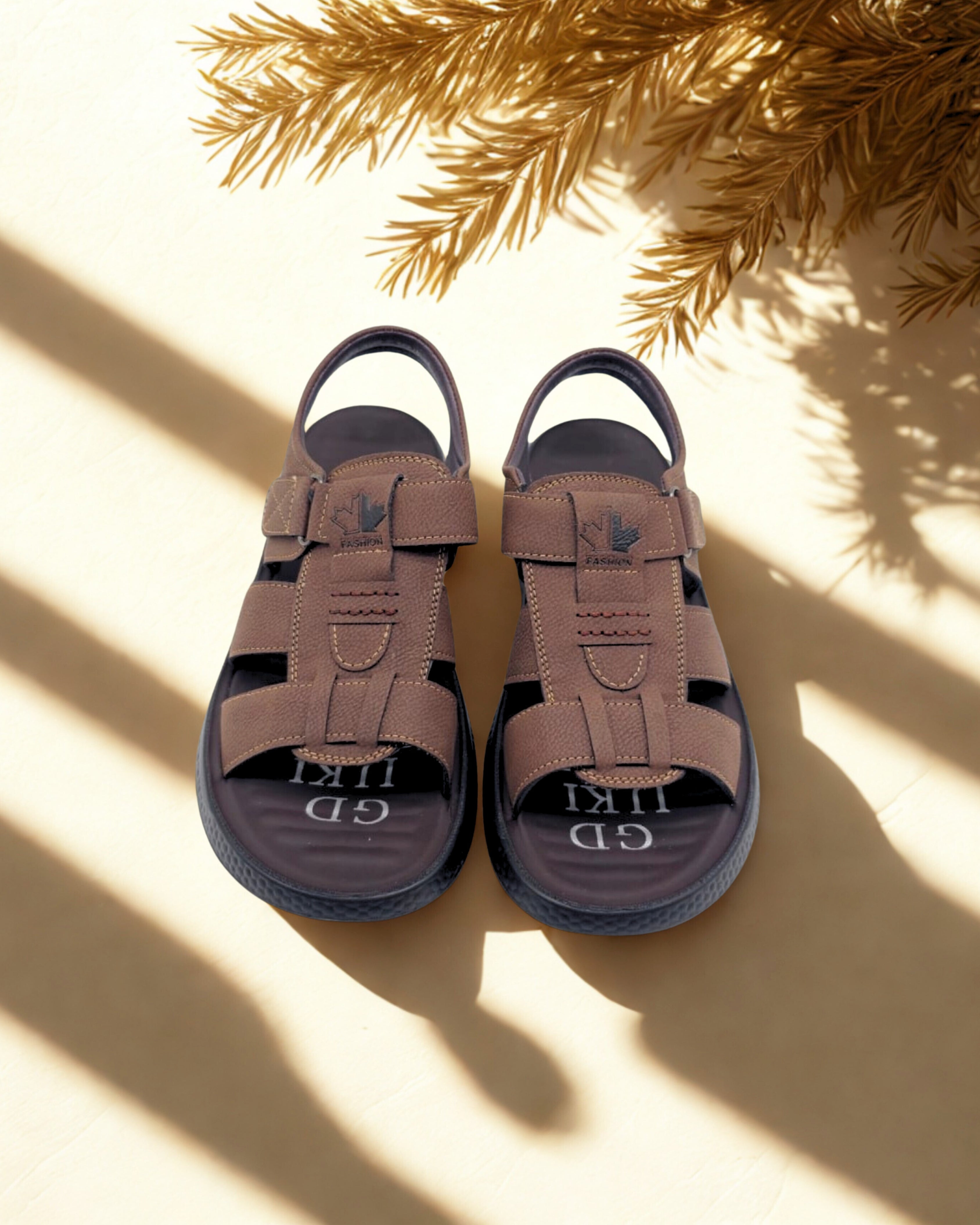 Men’s Casual Comfort Sandals with Back Strap – Lightweight Everyday Walking Sandals for Summer & Travel