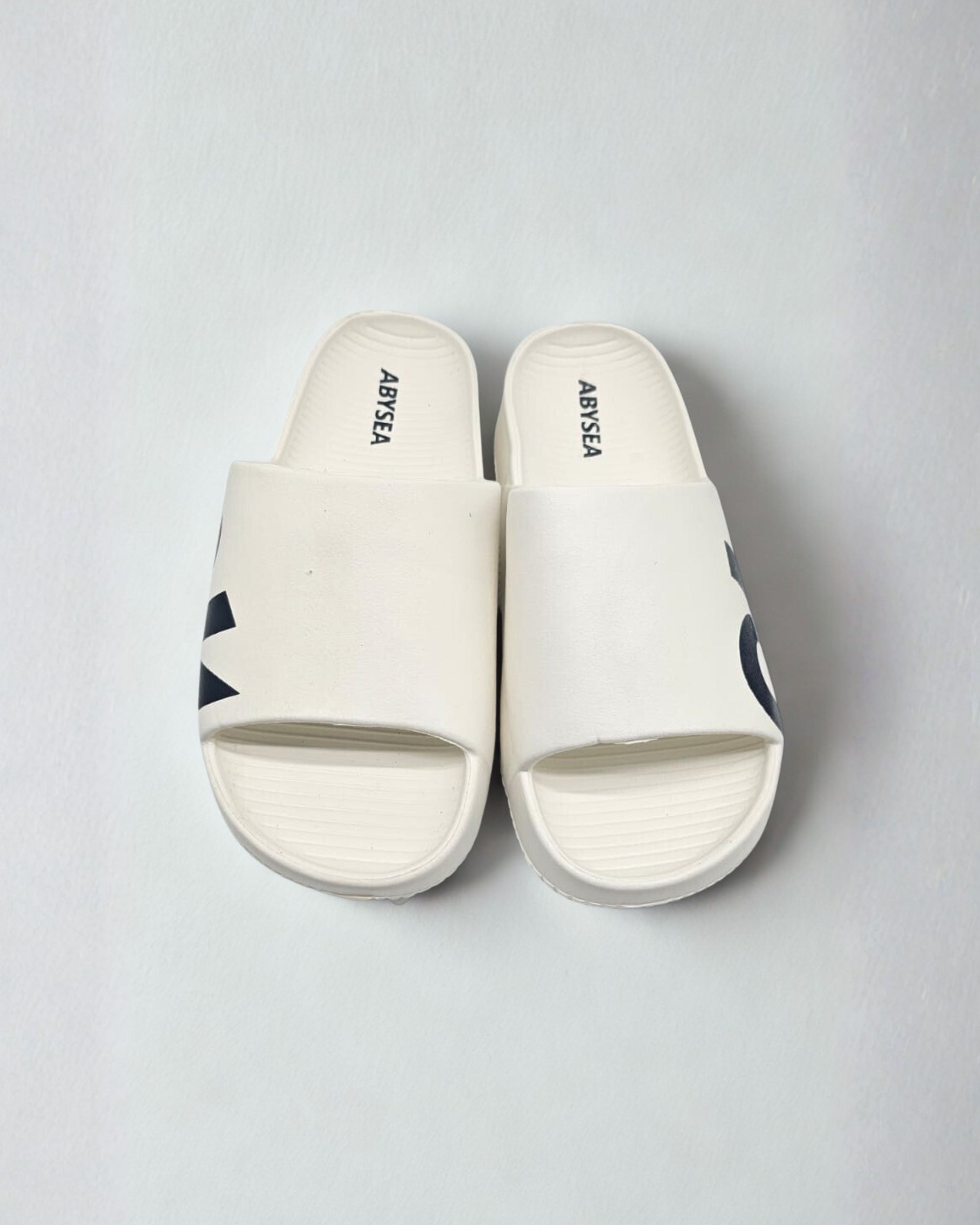 Minimalist White Platform Slide Sandals – Lightweight