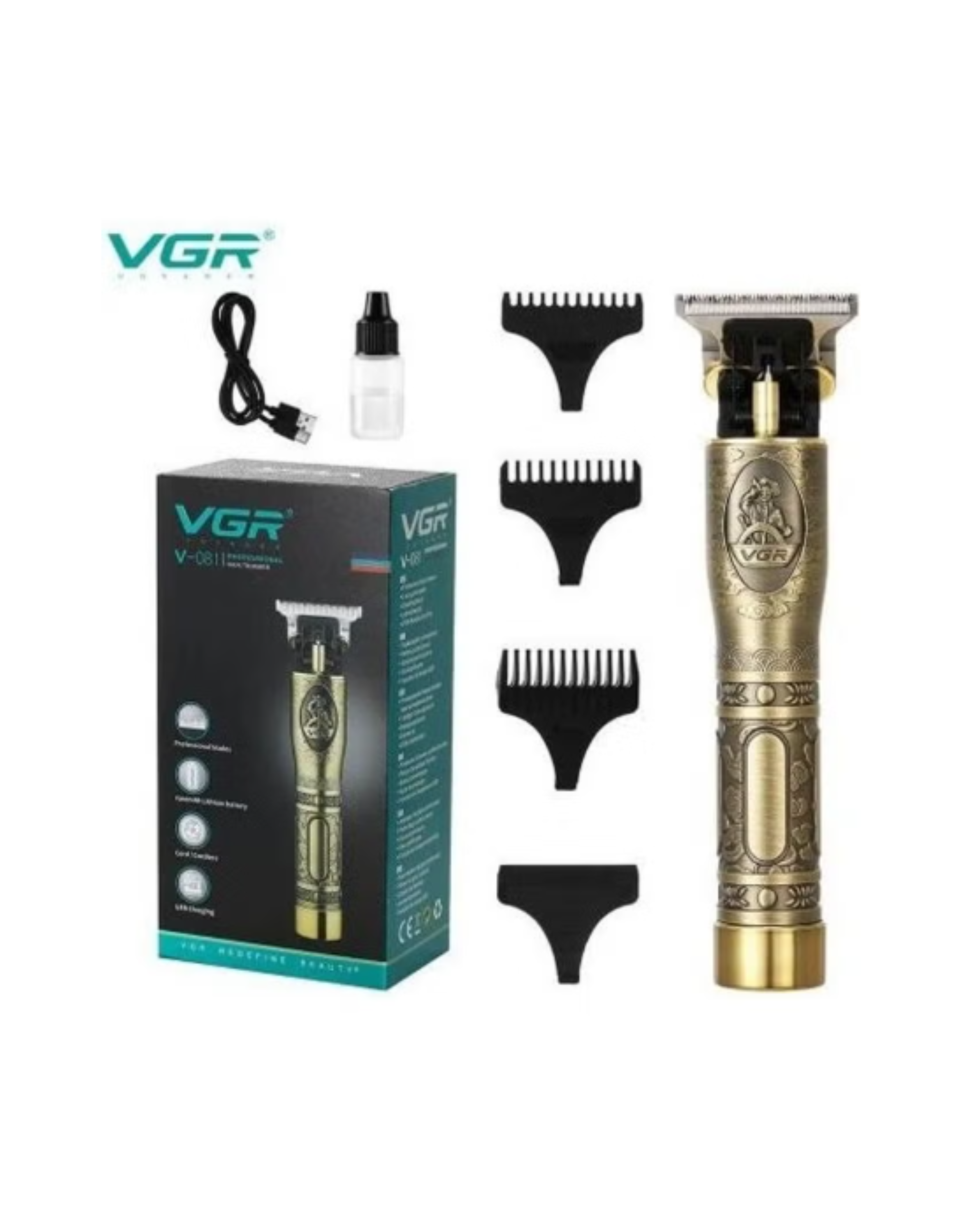 VGR V-081 Professional Rechargeable Cordless Hair Clipper