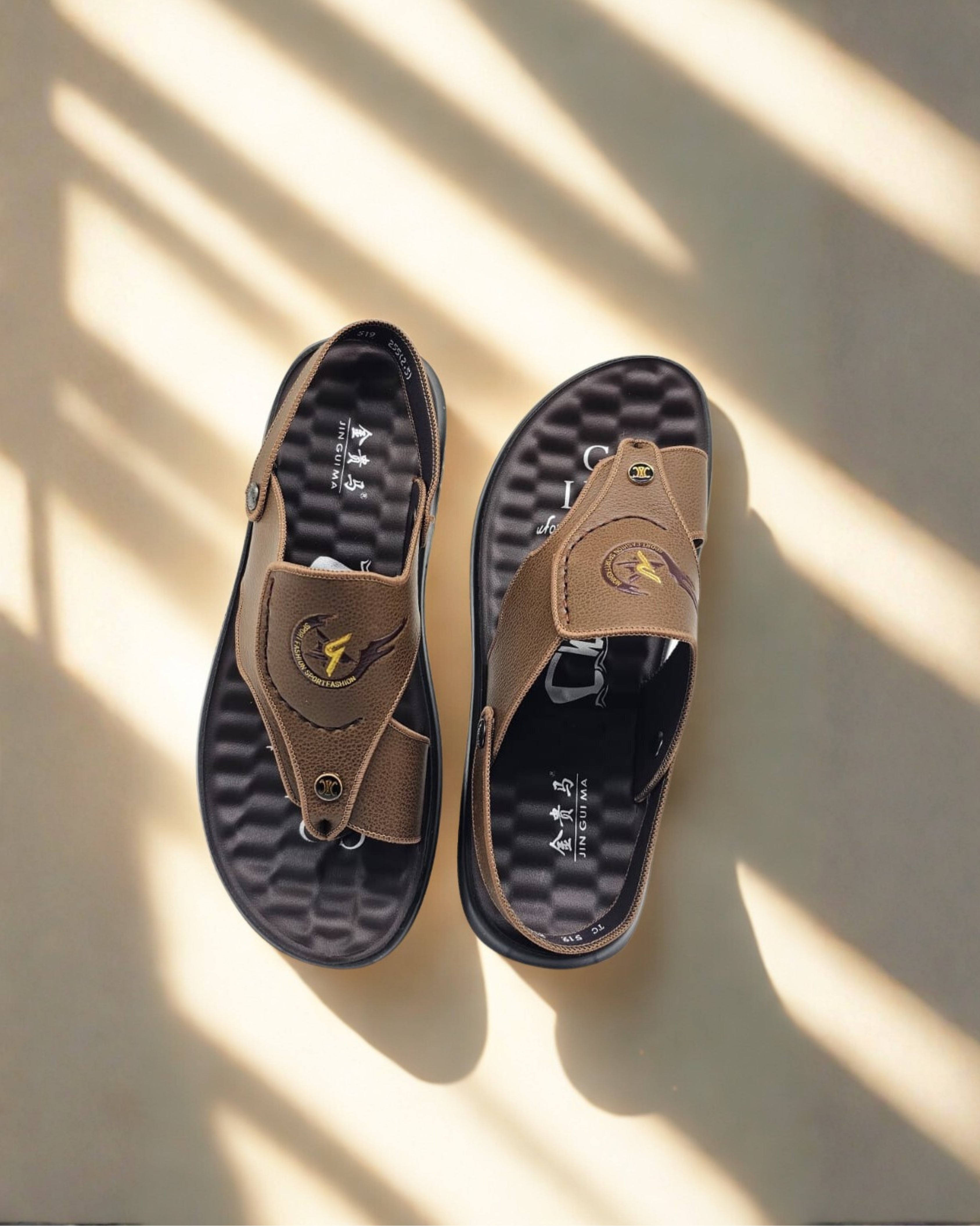 Men’s Comfort Toe-Post Sandals with Back Strap – Lightweight Casual Summer Sandals for Walking &amp; Daily Wear