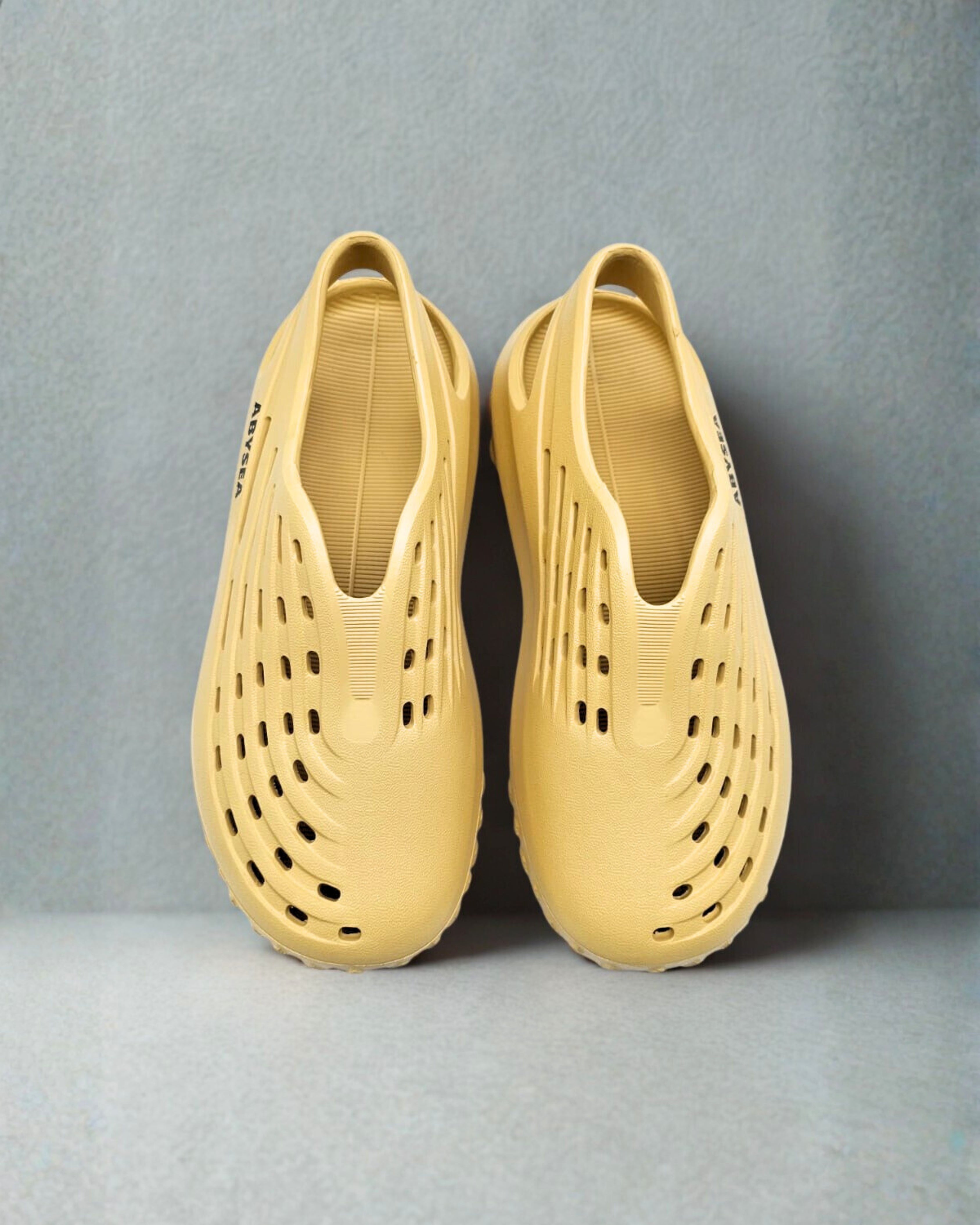 Lightweight Yellow EVA Clogs for Women & Men – Breathable Slip-On Comfort Shoes