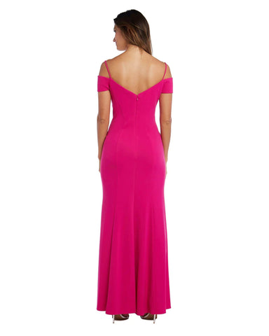 Women's Solid Slit-Front Maxi Dress