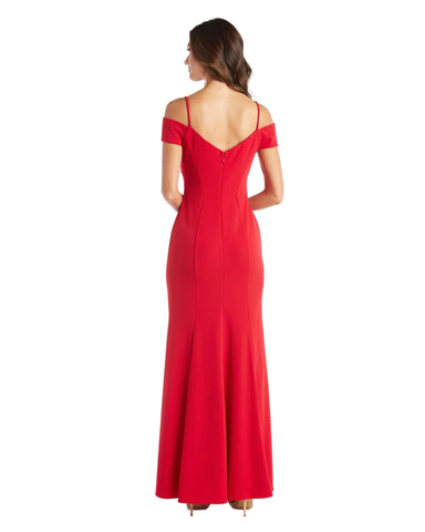 Women's Solid Slit-Front Maxi Dress